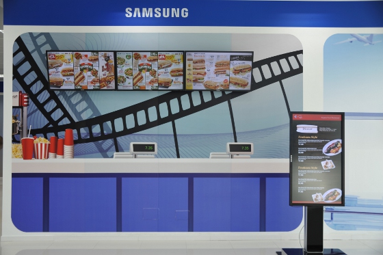 Demo center de digital signage de Samsung en Charmex